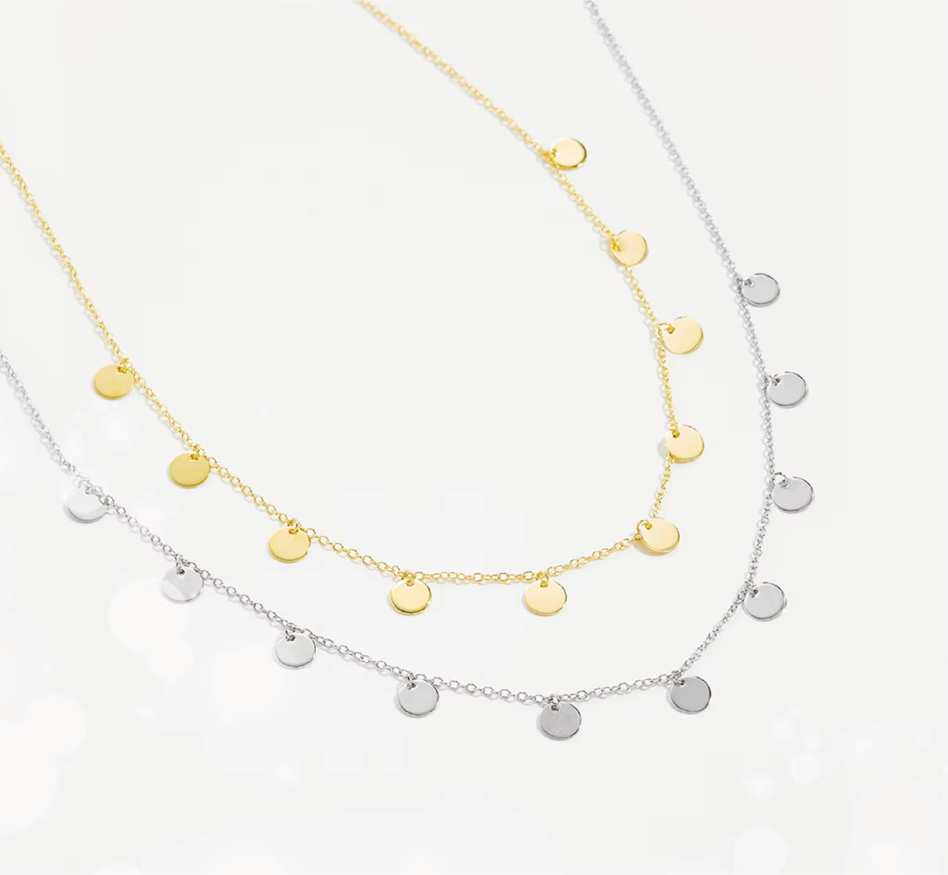 Collar con dijes de 8mm