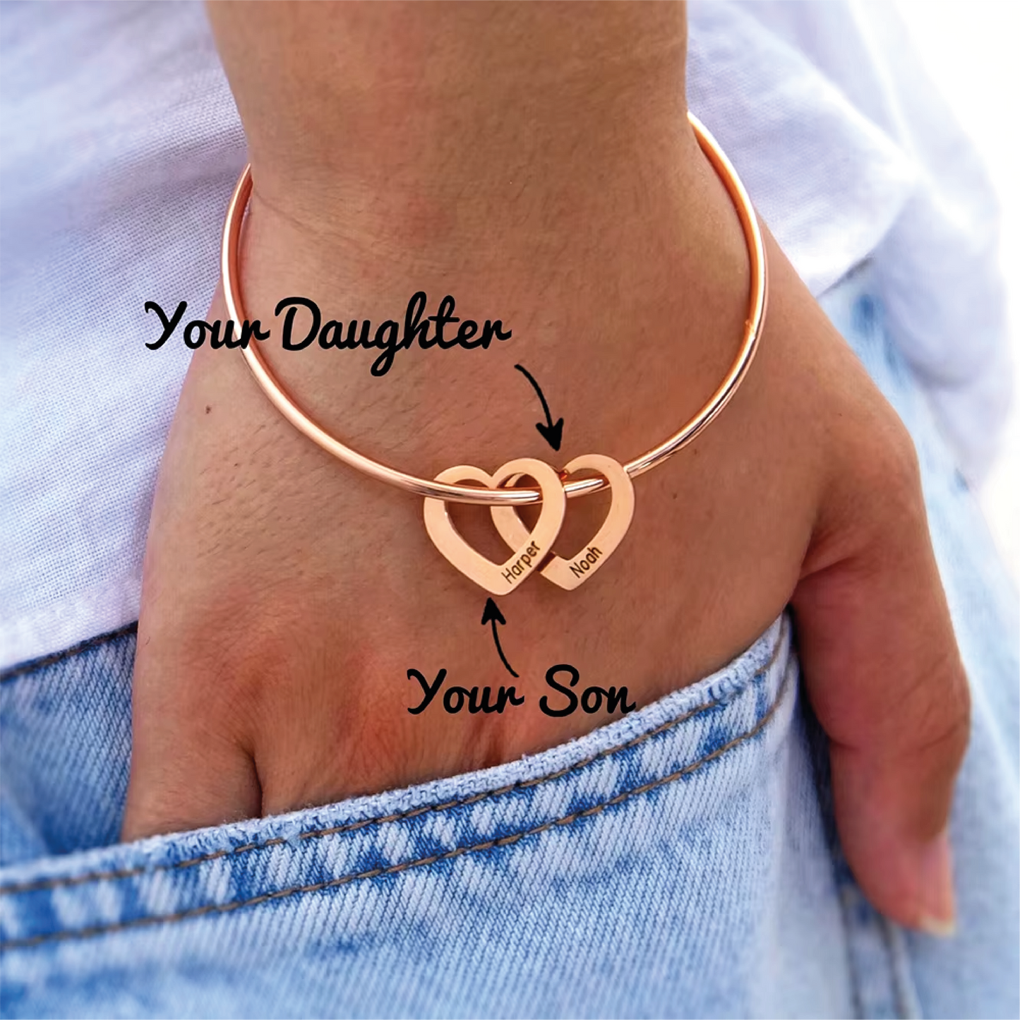 Pulsera con nombres