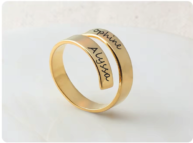 Anillo ajustables personalizables