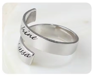 Anillo ajustables personalizables